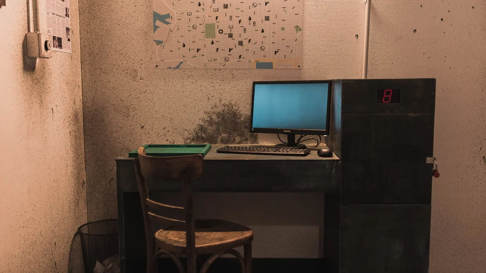 Escape room challenge at Game Over Escape Rooms